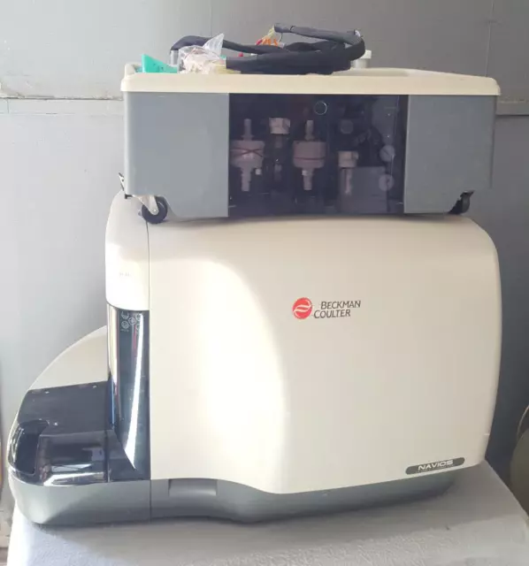 BECKMAN COULTER NAVIOS FLOW CYTOMETER + COMPRESSOR + COMPUTER + USB Dongle