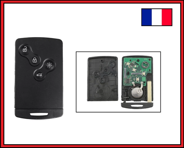 Ébauche De Lame De Clé Pour Carte Renault (Clio 4, Scenic 3, Laguna 3, Zoé...) - Réf. EB-REN-04 - Neuf