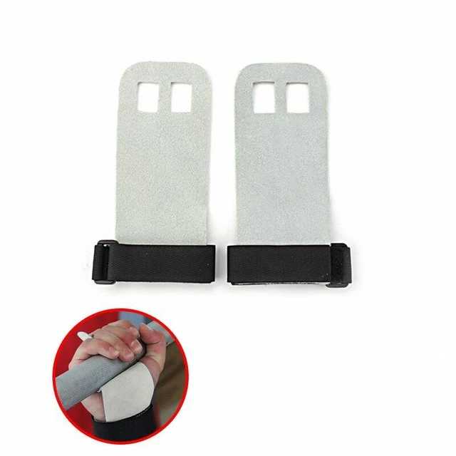 Fitness Weight Lifting Palm Guard Leather Gloves Hand Grips Gym Training Pull Up