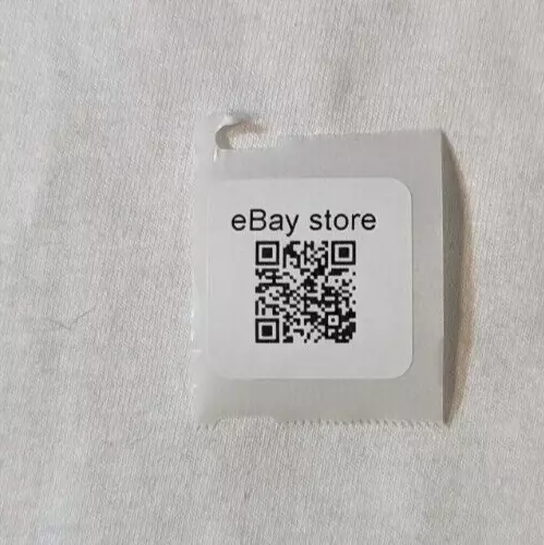 20 Personalized 1" x 1" QR Code Labels