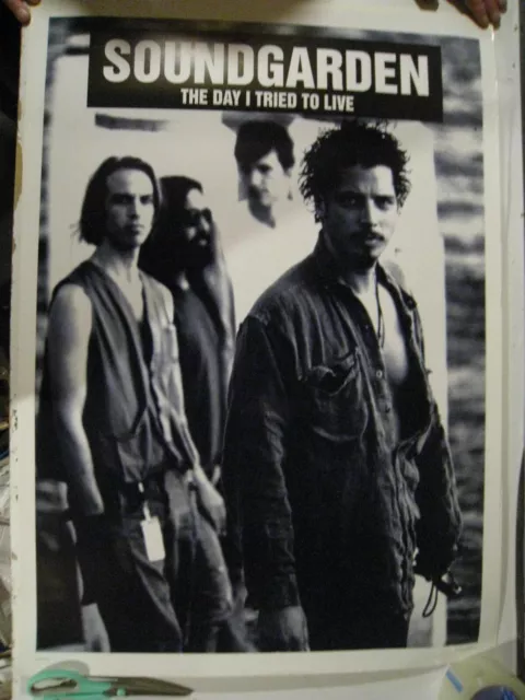 SoundGarden Poster Sound Garden The Day I Tried To Live Band Shot Chris Cornell