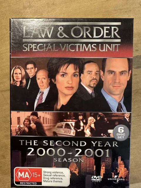 Law And Order SVU Special Victims Unit Season 2 Second Year DVD Region 4
