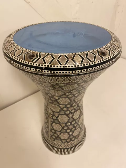 Darbuka Doumbek Drum - Mother of Pearl Arabic Drum