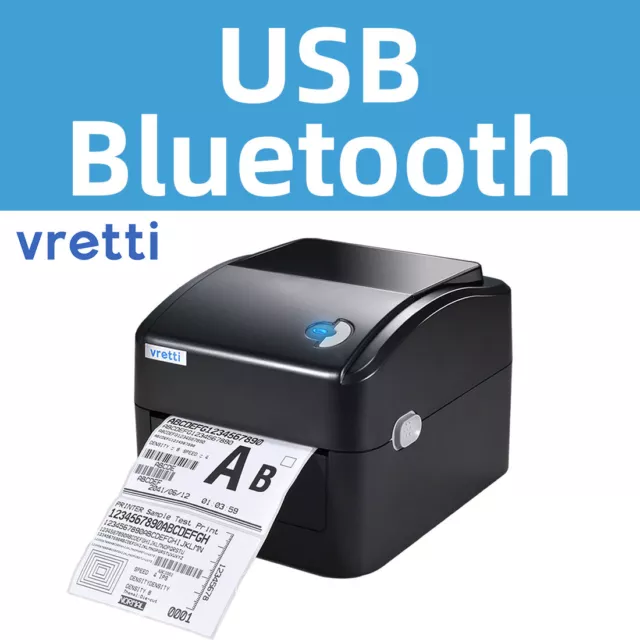 VRETTI Thermal Shipping Label Printer 4x6 Wireless Bluetooth Label Printer Maker