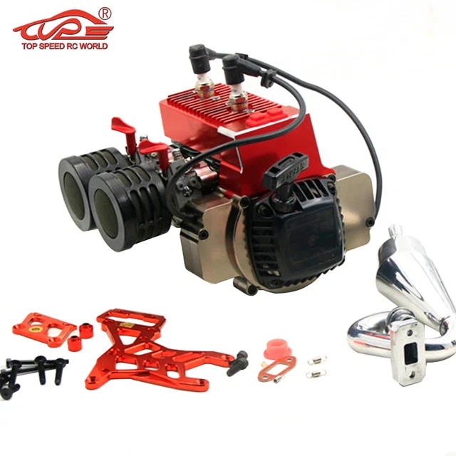 Twin-Cylinder Engine, 60CC ENGINE for 1/5 ROVAN HPI KINGMOTOR FID GTB MCD Rc Car Twin-Cylinder Engine, 60CC ENGINE for 1/5 ROVAN HPI KINGMOTOR FID GTB MCD Rc Car