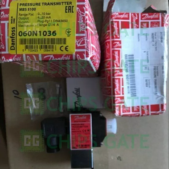 1 PZ NUOVO DANFOSS MBS5100 060N1036 Trasmettitore di Pressione Nave Veloce