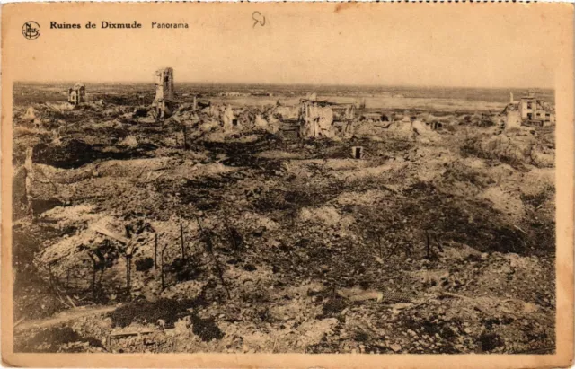 CPA Militaire, Ruines de Dixmude - Panorama (278264)