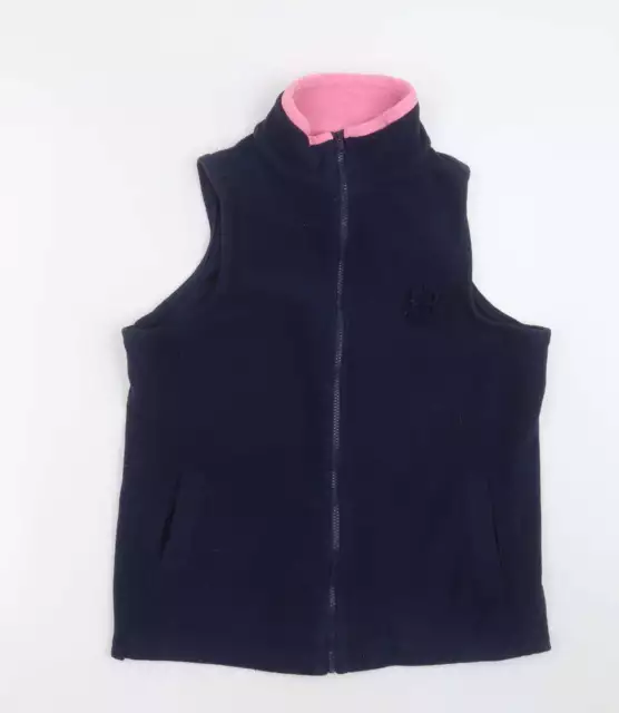 Mystify Womens Blue Gilet Jacket Size S Zip