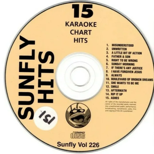 Sunfly Karaoke 15 Massive Hits Sf226