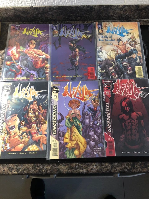 Wildstorm Comics Ninja Boy Issues 1-6, 1,2,3,4,5,6 Full Set, Run Lot Complete