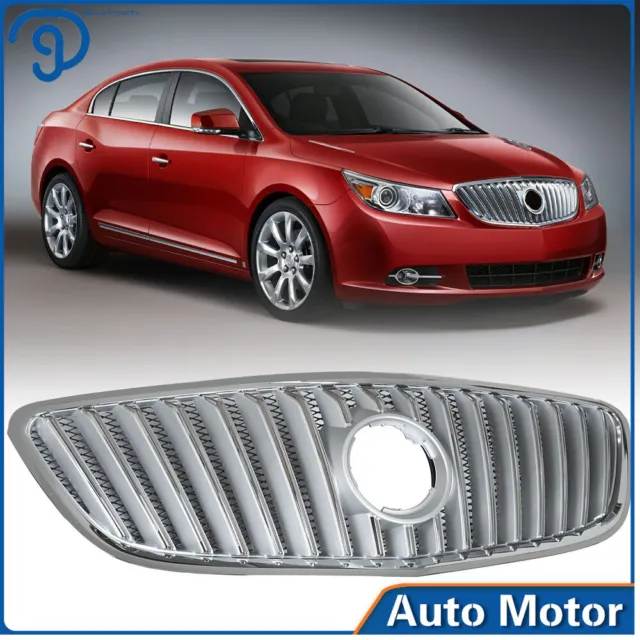For 2010 -13 Buick Lacrosse Front Upper Bumper Grille Grill Chrome High qaulity