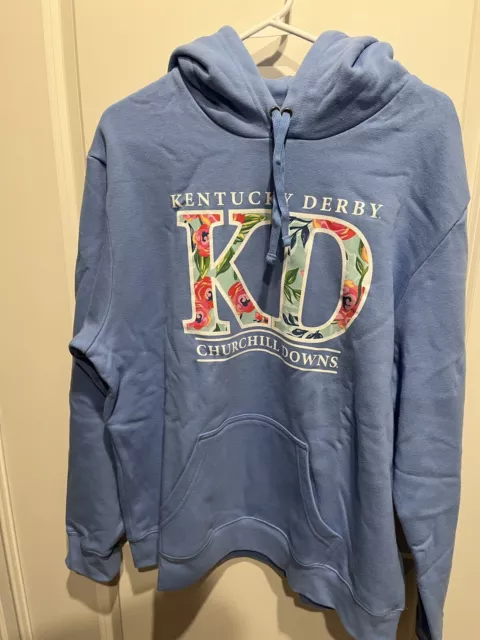 Fanatics Kentucky Derby Light Blue Hoodie- NWT- Size XL