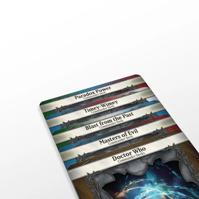 Commander Deck Divider Sets - Magic the Gathering Premium Dividers