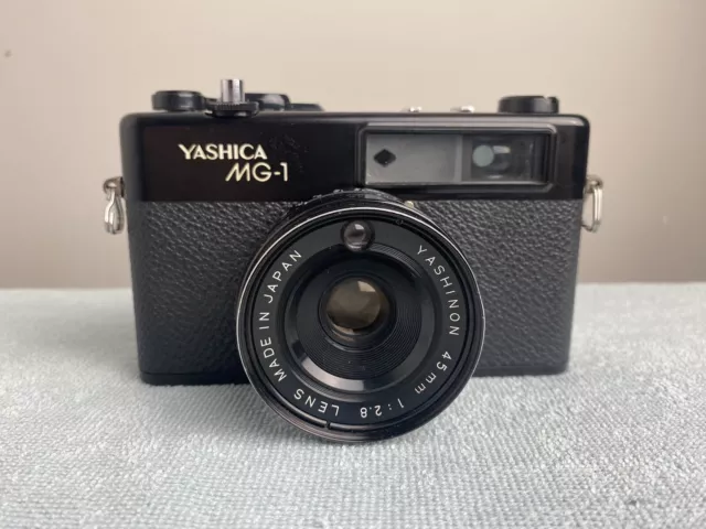 Yashica MG-1 35mm Camera W/ Yashinon 45mm 1:2.8 Lens