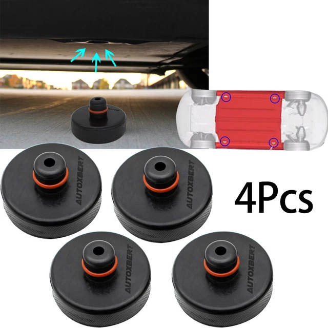 4PCS Wagenheber Gummiauflage Gummiplatte JackPad Adapter Für Tesla Model 3 S X Y