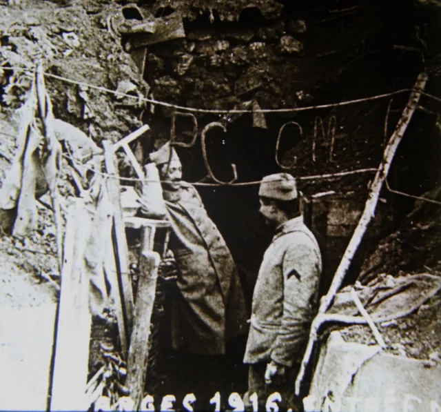 Les Eparges-Plaque Verre-Vue Stereo-Guerre-14/18-Stereoscopique