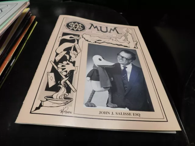 MUM Magazine Magic Unity Might Magician John J. Salisse Esq. March 1986