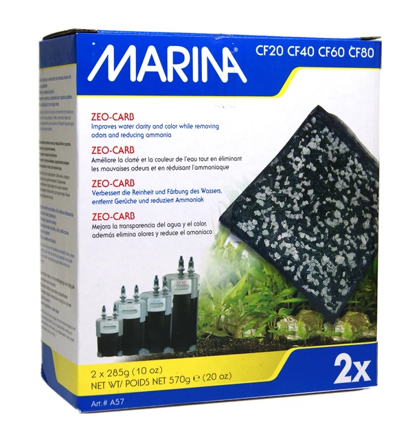 2-Pack Marina Zeo-Carb Zeocarb Zeo Carb Canister Filter CF20, CF40, CF60 & CF80