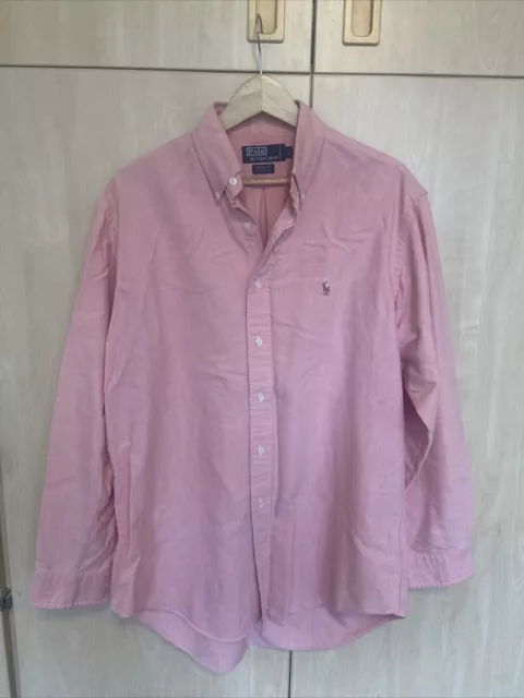 Stunning Mens Ralph Lauren Pink Shirt.