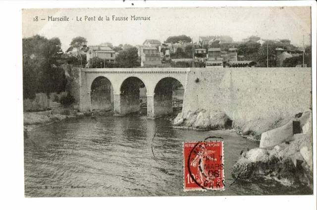 CPA-Carte Postale-France-Marseille Le Pont de la Fausse Monnaie -1908- VM17783
