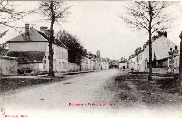 A00019-Cpa 51-       Dormans    Faubourg  De  Paris