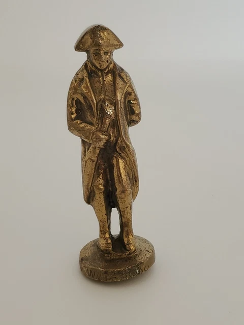 Petite Statue Bronze Figurine Femme Sioux Vetement Tribus