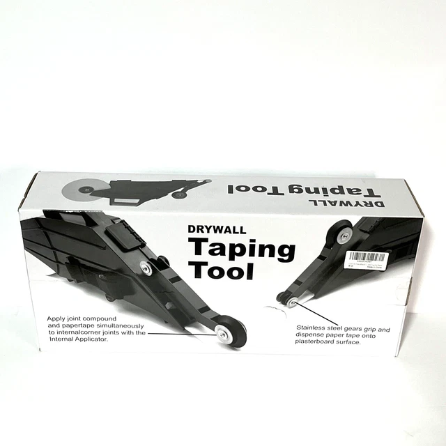 Drywall Taping Banjo Tool with Double Applicator for Flat or Internal Corners