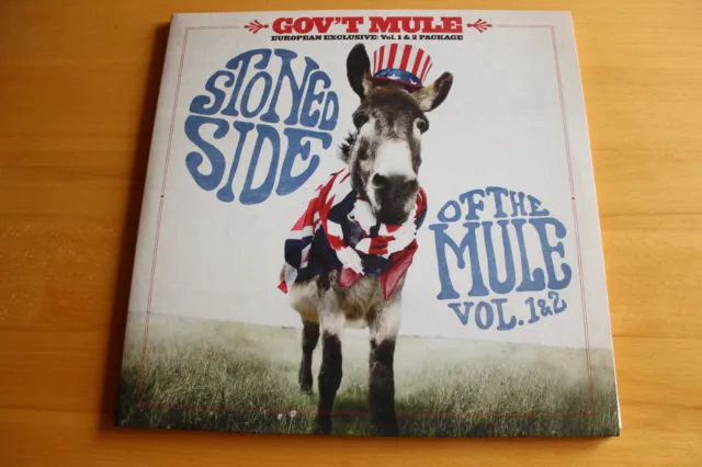 Gov't Mule 2 LP Stoned Side of the Mule Vol. 1 & 2 erste Auflage in Black Vinyl