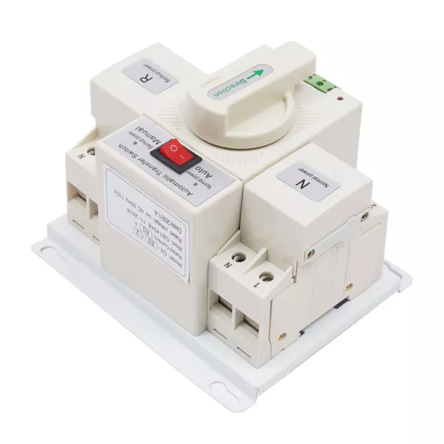 110V AUTOMATIC TRANSFER Switch Dual Power Generator Changeover Switch