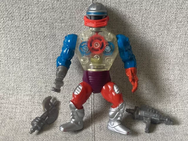 MATTEL Vintage 80’s MOTU Figurine ROBOTO Made In FRANCE 🇫🇷 100% Complète