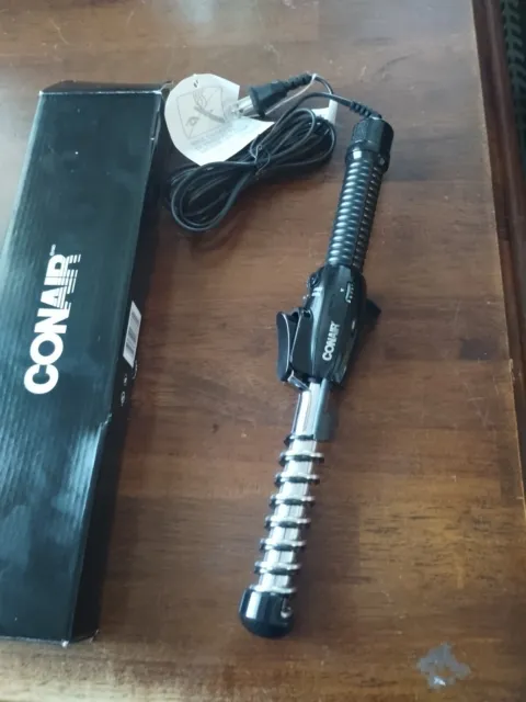 CONAIR YOU CURL PRESS 3/4” SPIRAL STYLER CURLING IRON CD96J TURBO New 2006