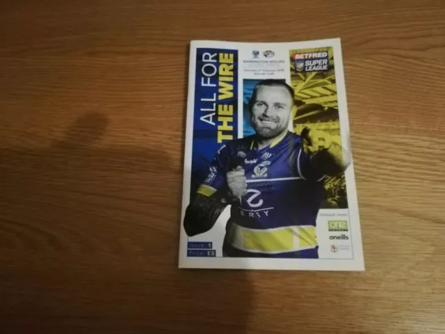 2019 Warrington Wolves v Leeds Rhinos