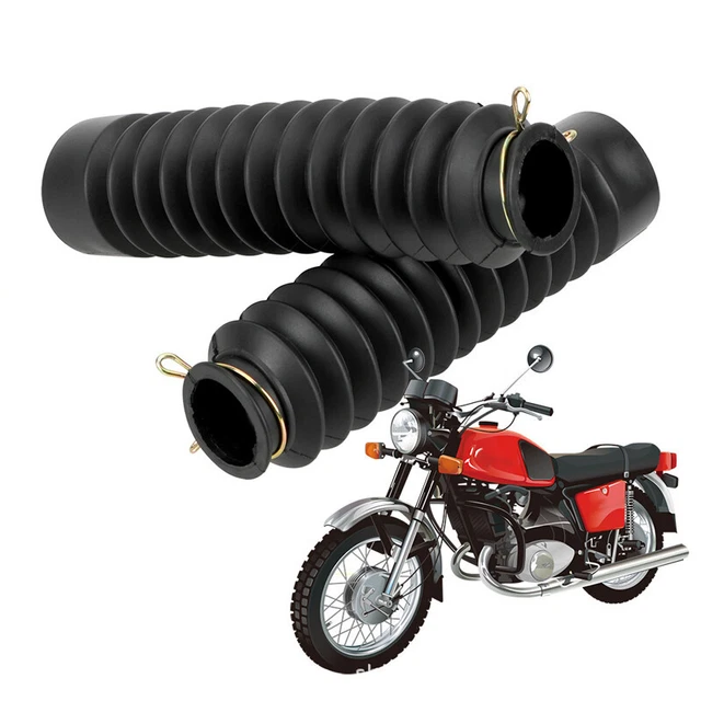 2PCS 36.2MM Motorcycle Front Fork Cover Rubber Dust Cover Boots Shock Gaiters