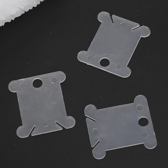 300 Pièces Bobines Plaques De Fil En Plastique Pour Couture Et Point De Croix - Rangement Organisé