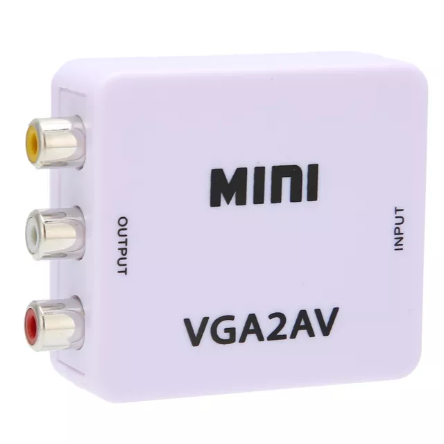 Computer To TV Converter Mini VGA To AV 1080P HD Video Converter