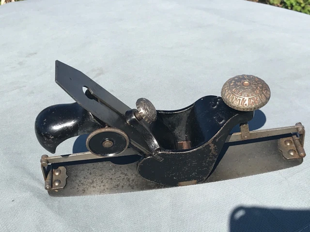 Antique Stanley Rule & Level Co. No. 113 circular/compass plane 1879 pat EC NR