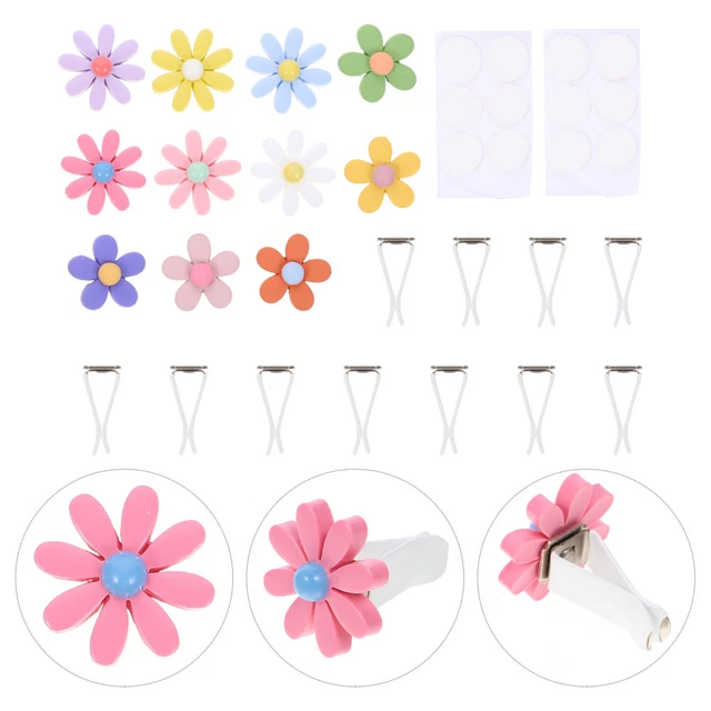 11pcs auto decorazione interna decorazione fiore deodorante per auto clip per au