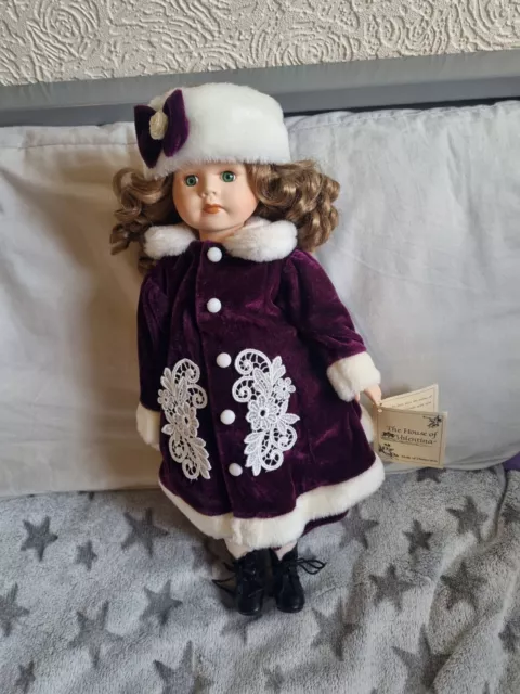 The House Of Valentina Collection Porcelain Doll  - Freya