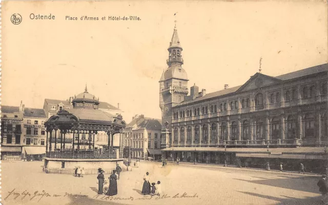 BR92925 ostende place d armes et hotel de ville belgium