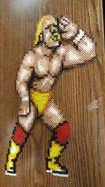 Hulk Hogan Perler Sprite WWF Superstars Wrestlefest WWE rave edm kand plur edc