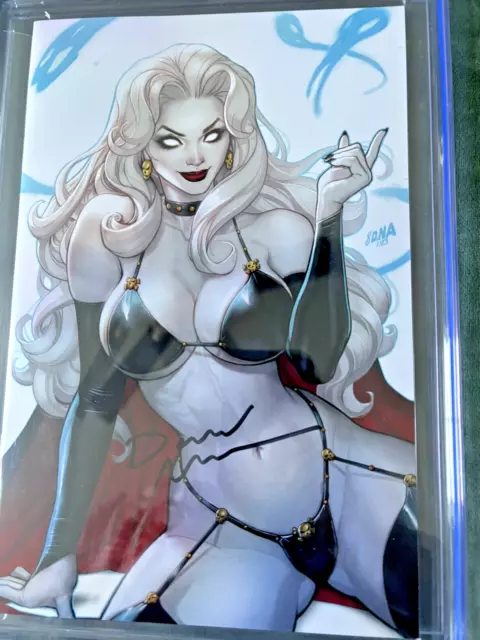 Lady Death Enchantments 1  (9.9) CGC ; Signature Nakayama -"Snap Virgin Art Ed.” 3