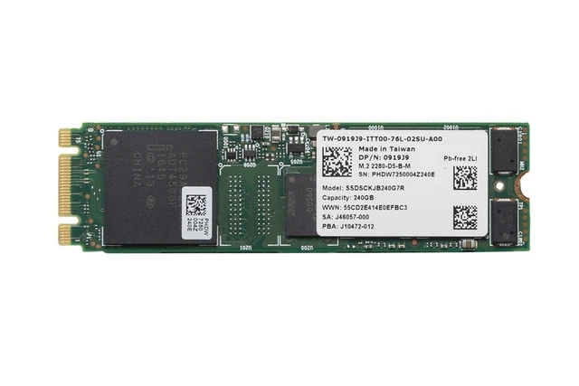 DELL / INTEL 240GB M.2 SATA Solid State Drive SSD SSDSCKJB240G7R 919J9 ...