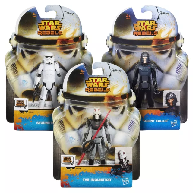 Star Wars Rebels THE INQUISITOR, AGENT KALLUS & STORMTROOPER 3.75"-inch Figures