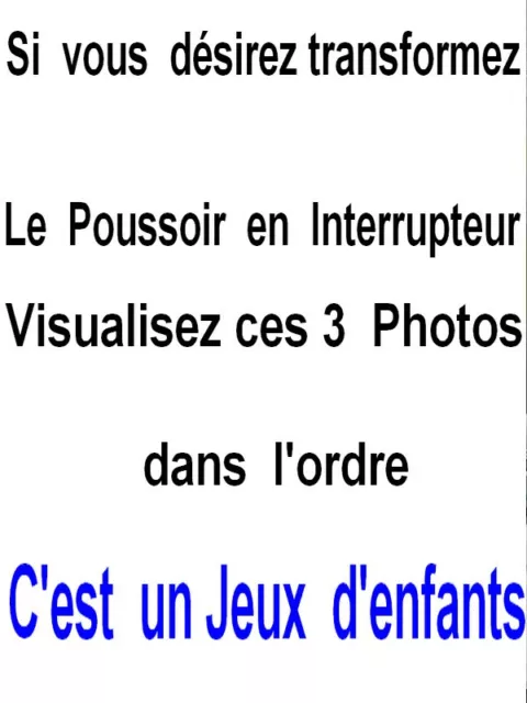 Arnould  Evolution Blanc,Lot de 2 Mécanismes de Poussoir Va et Vient 3