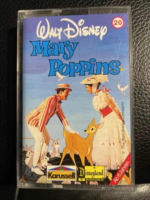 Walt Disney, Folge 20 - Mary Poppins (1978) Hörspiel-MC Sammlerstück Top 👍