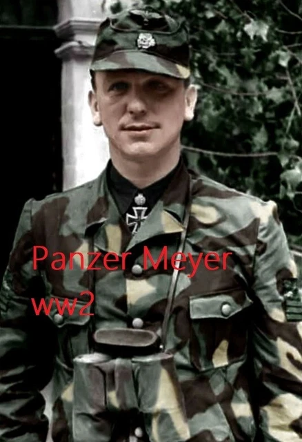 US WW2 PHOTO Meyer 12th HJ Normandie Dday Utah Omaha para veste ...
