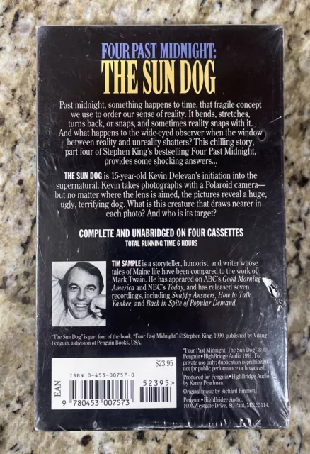 Four Past Midnight : The Sun Dog by Stephen King (1991) New Sealed 🔥 3