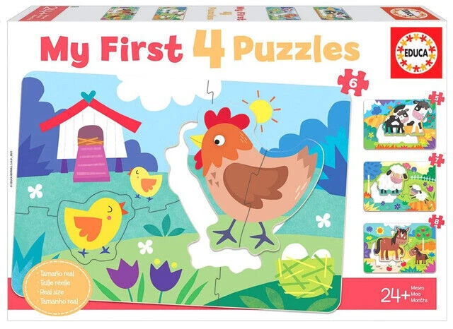 Puzzle 5, 6, 7, 8 elementów. Mama i dziecko
