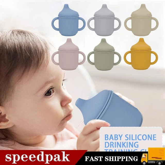 Baby Silicone Drinking Training Cup.