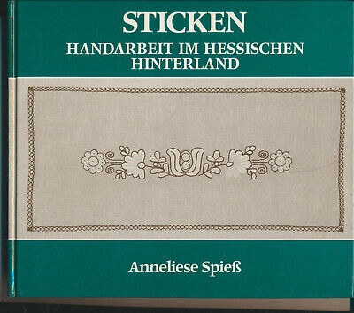 Anneliese Spiess: bordado - hecho a mano en el interior de Hesse (1987)